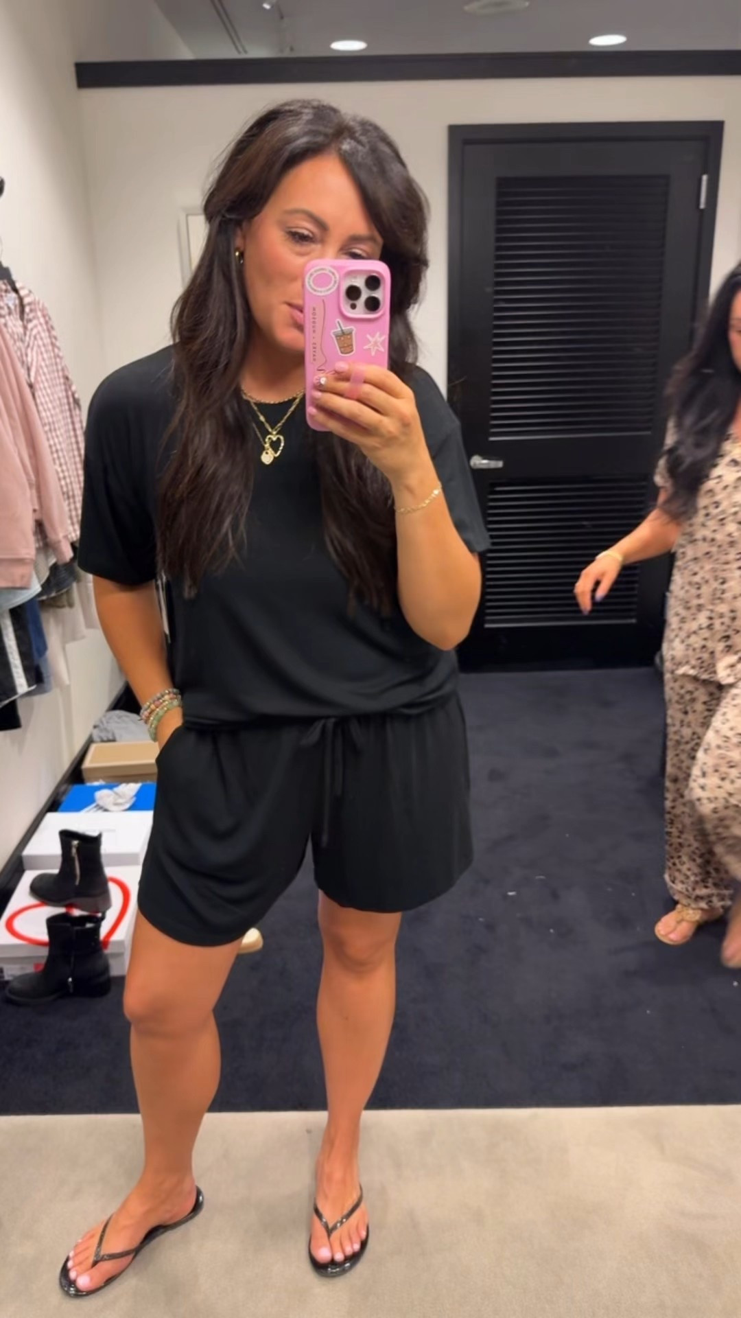 I’ll be buying these pjs in a ton of colors! Amazing fit, stretch & cooling 
• I’m wearing a large but needed a medium
• Amy is in a medium 


#LTKSaleAlert #LTKFindsUnder50 #LTKSeasonal