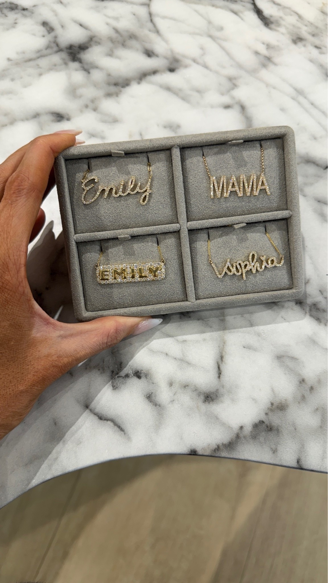 These necklaces are so pretty and would make the perfect gift! 

RW Fine Jewelry, Personalized necklaces, Gifts for her, Diamond necklace, LTK Con, Emily Gemma

#LTKCon #LTKmomlife #LTKBeauty