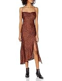 ASTR the label Women's Gaia Sleeveless MIDI Slip Dress, Rust Animal, L | Amazon (US)