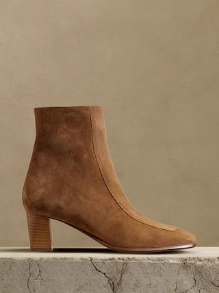 Lucca Suede Ankle Boot | Banana Republic (US)