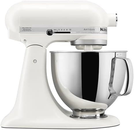 KitchenAid Artisan Series 5 Quart Tilt Head Stand Mixer, KSM150PS, Porcelain | Amazon (US)
