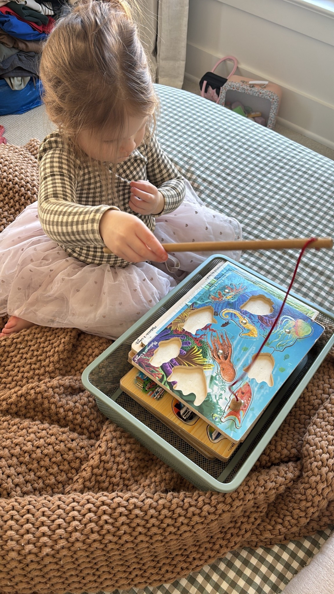 One of Charlotte’s favorite puzzles. Makes a great Easter gift or birthday gift for your toddler! 