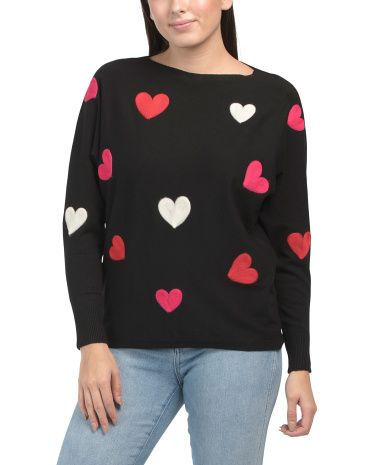 Heart Dolman Sweater | TJ Maxx