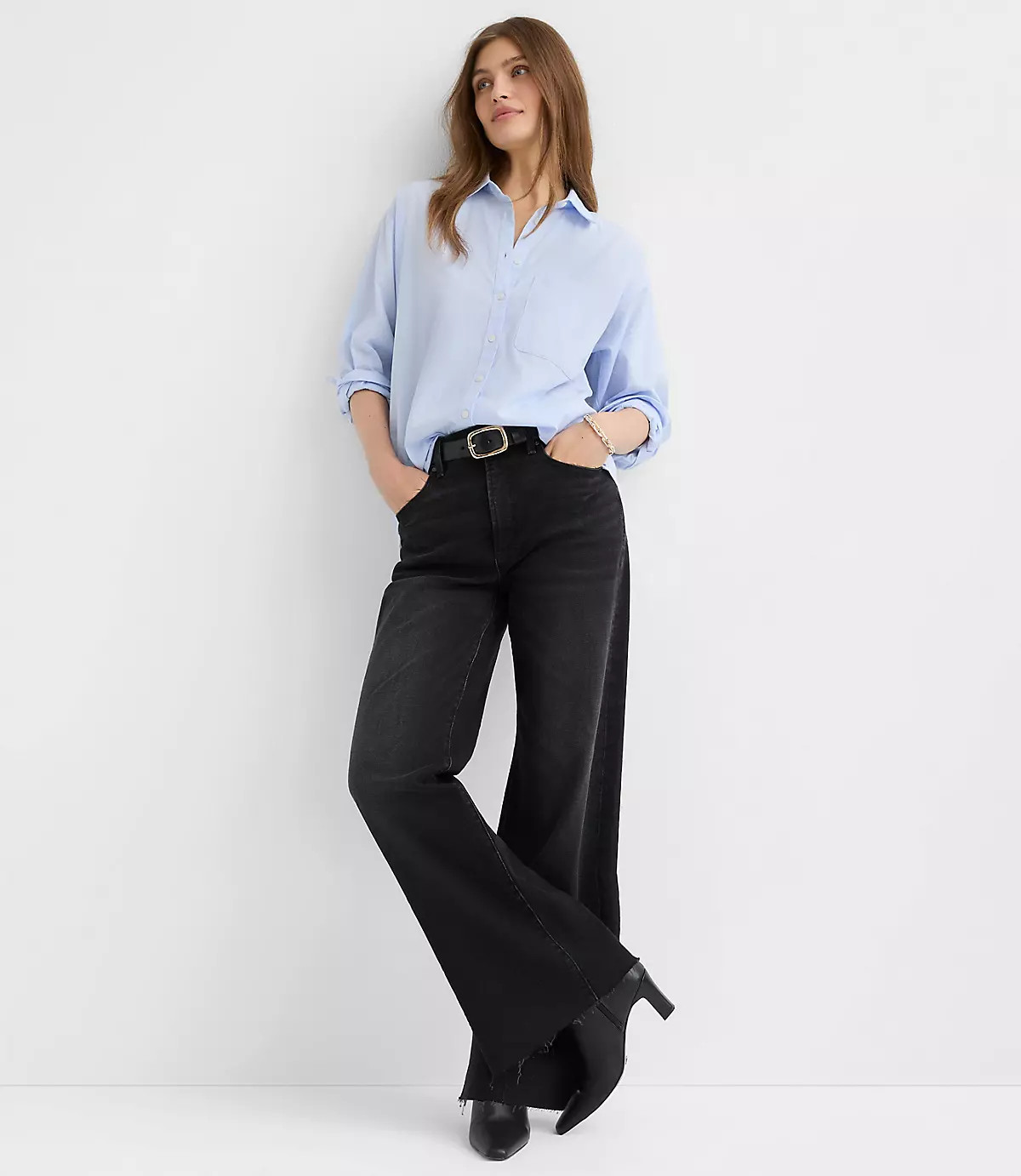 End On End Everyday Oversized Pocket Shirt | LOFT