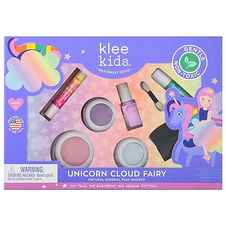 Luna Star Naturals Klee Kids Deluxe Play Makeup Kit. Gentle and Non-Toxic. Made in USA. (Unicorn ... | Amazon (US)