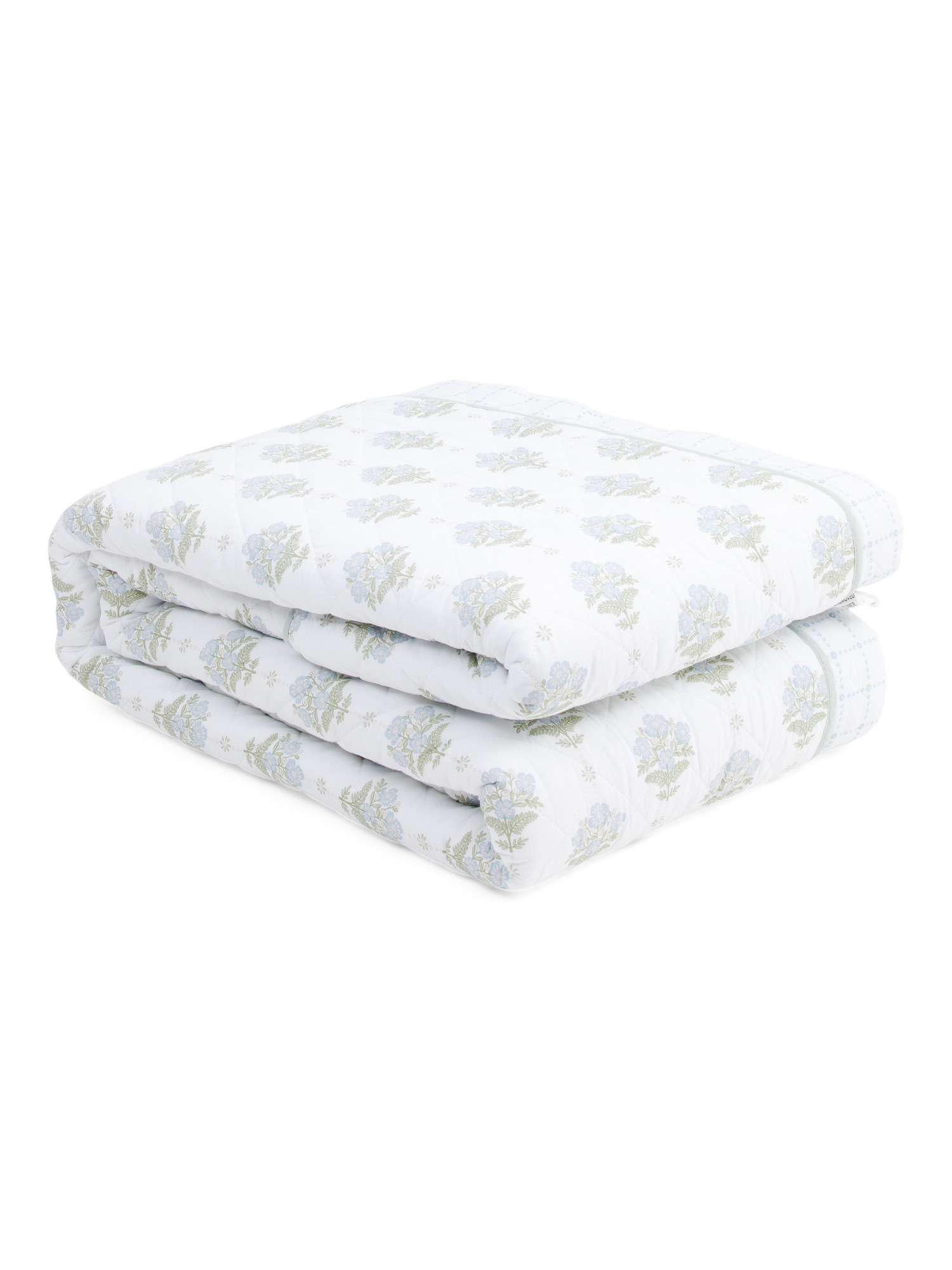 Cotton Reversible Block Print Quilt Set | TJ Maxx
