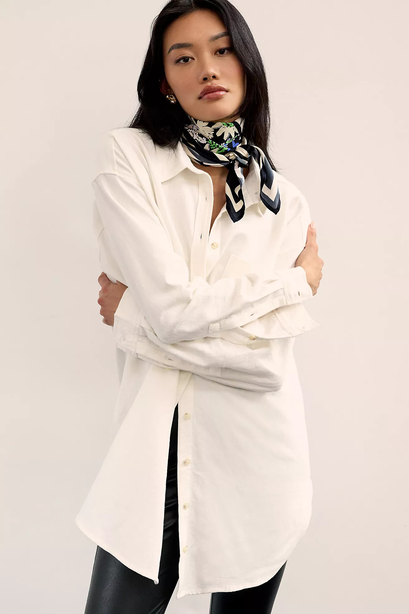 Pilcro Oversized Oxford Buttondown Shirt | Anthropologie (US)