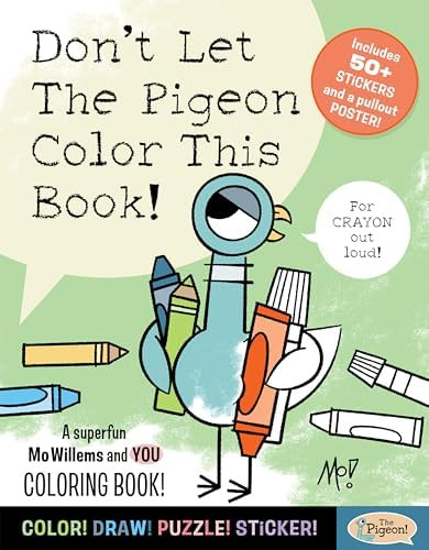 Don't Let The Pigeon Color This Book!: A Superfun Mo Willems and You Coloring Book! | Amazon (US)