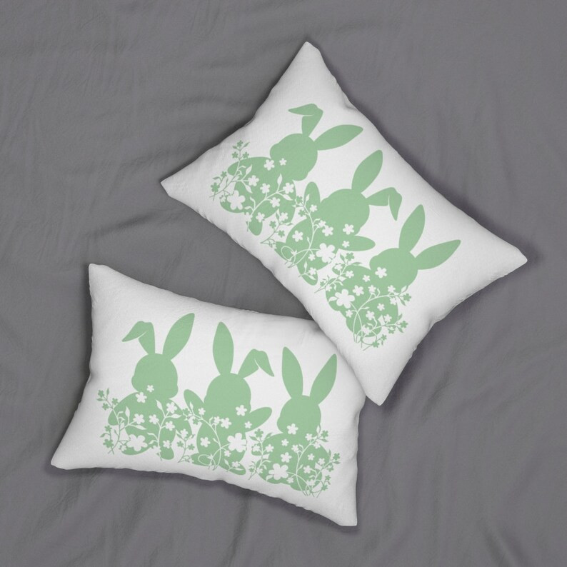 Easter Throw Pillow, Bunny Pillow, Easter Decorations, Spring Home Decor, Spring Pillow, Housewar... | Etsy (US)