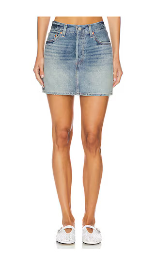 LEVI'S Icon Skirt in Blue. - size 26 (also in 24, 25, 27, 28, 29, 30, 31, 32) | Revolve Clothing (Global)