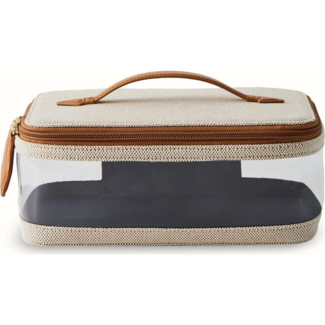 Paravel | Monogrammable See-All Vanity Case, Scout Tan | Maisonette | Maisonette