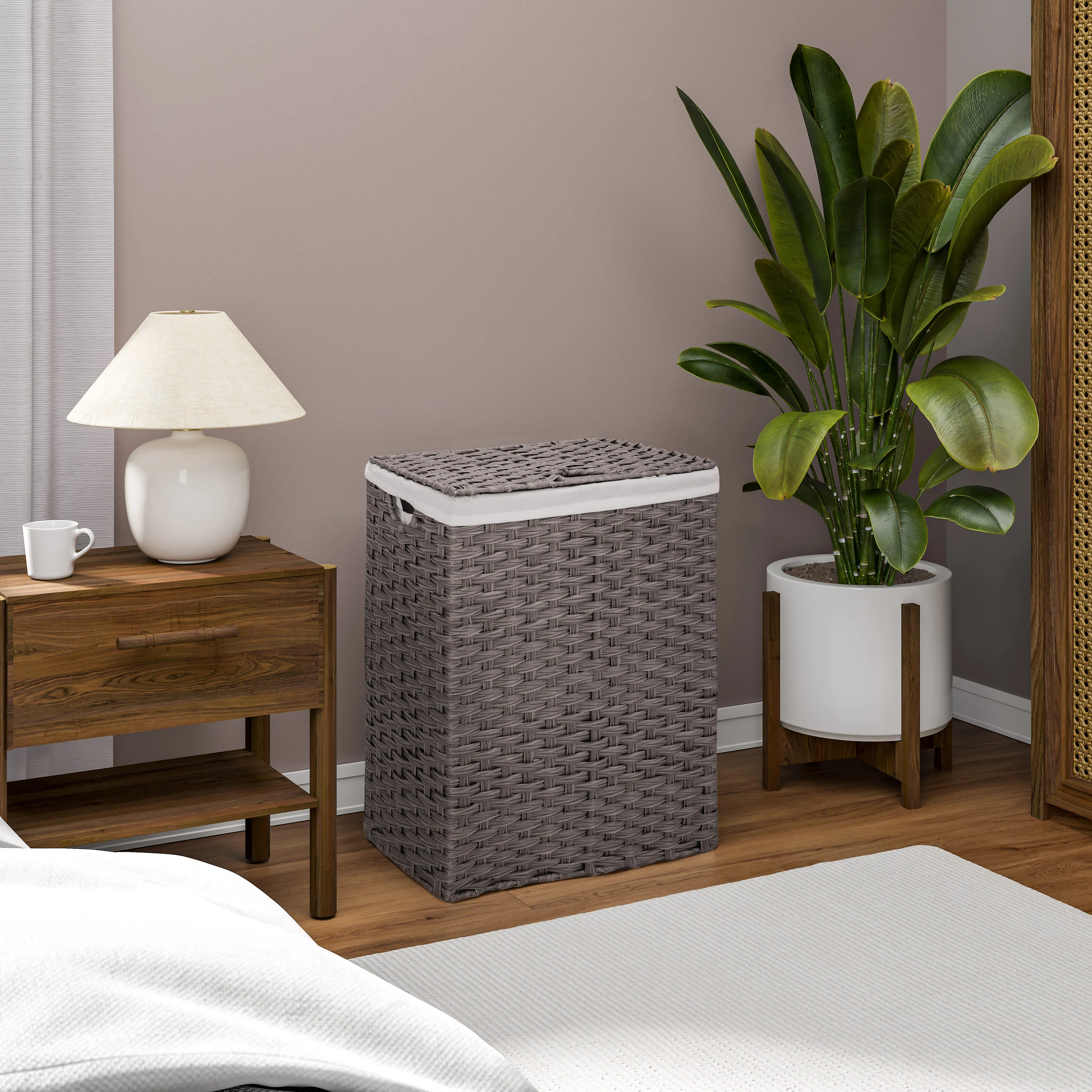 Handwoven Rectangle Laundry Hamper | Wayfair North America