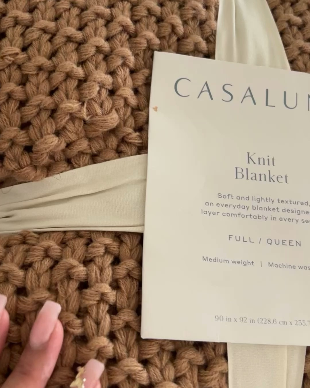 Chunky Knit throw blanket !!

#LTKSaleAlert #LTKHome #LTKvlog