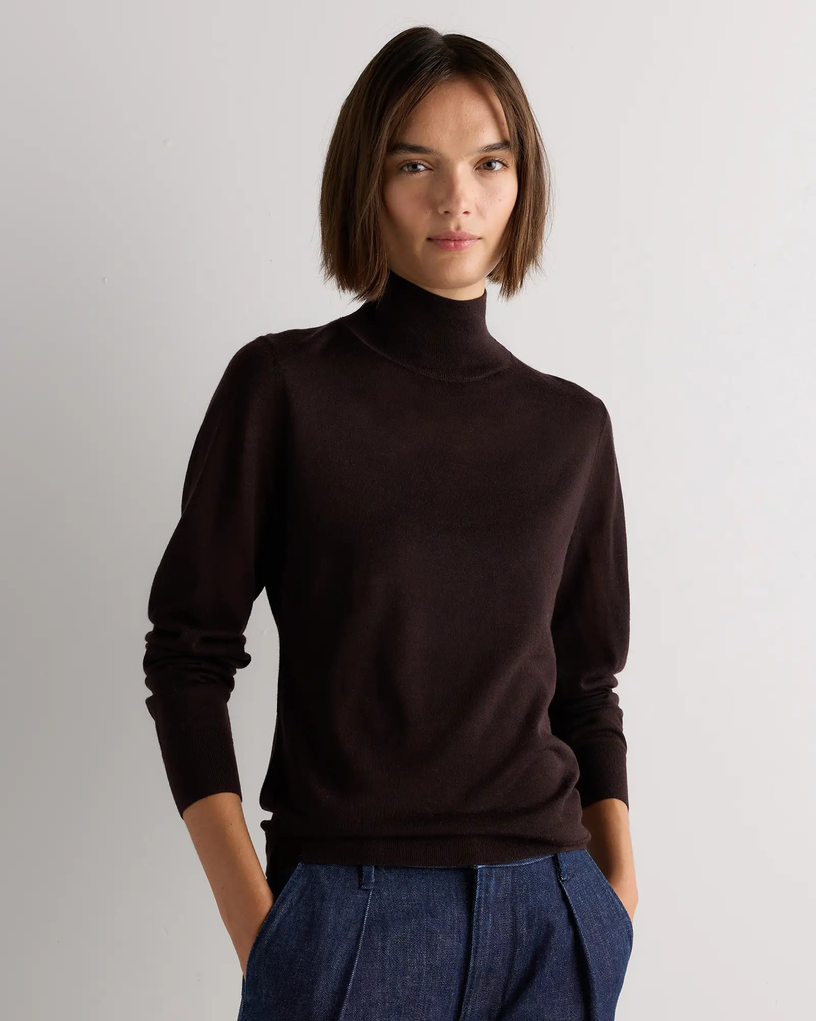 Ultra Fine Merino Wool Turtleneck Sweater | Quince