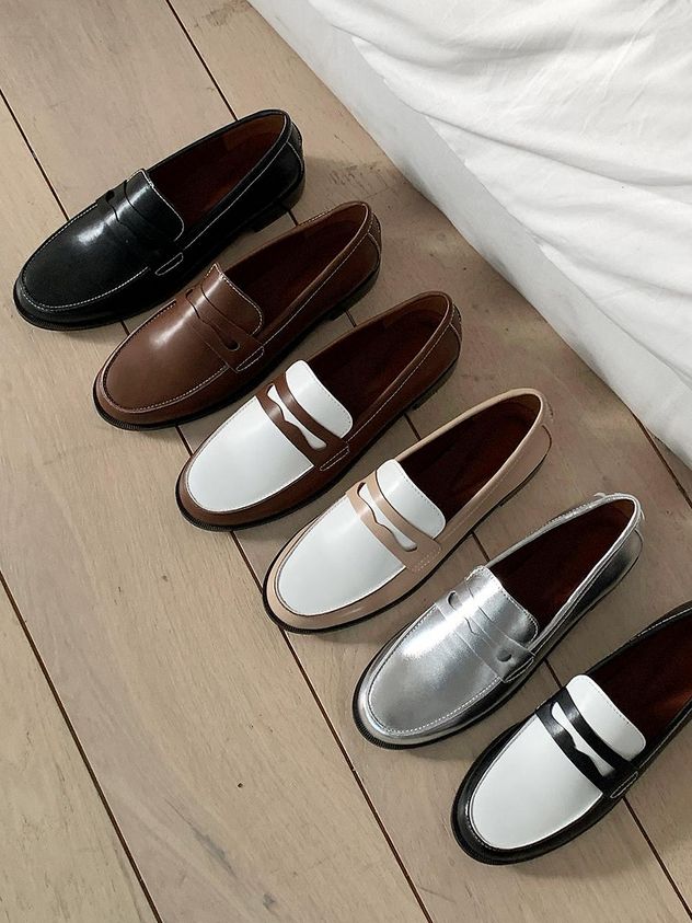 April Stitch Classic Penny Loafer (6 Colors) | W Concept (US)