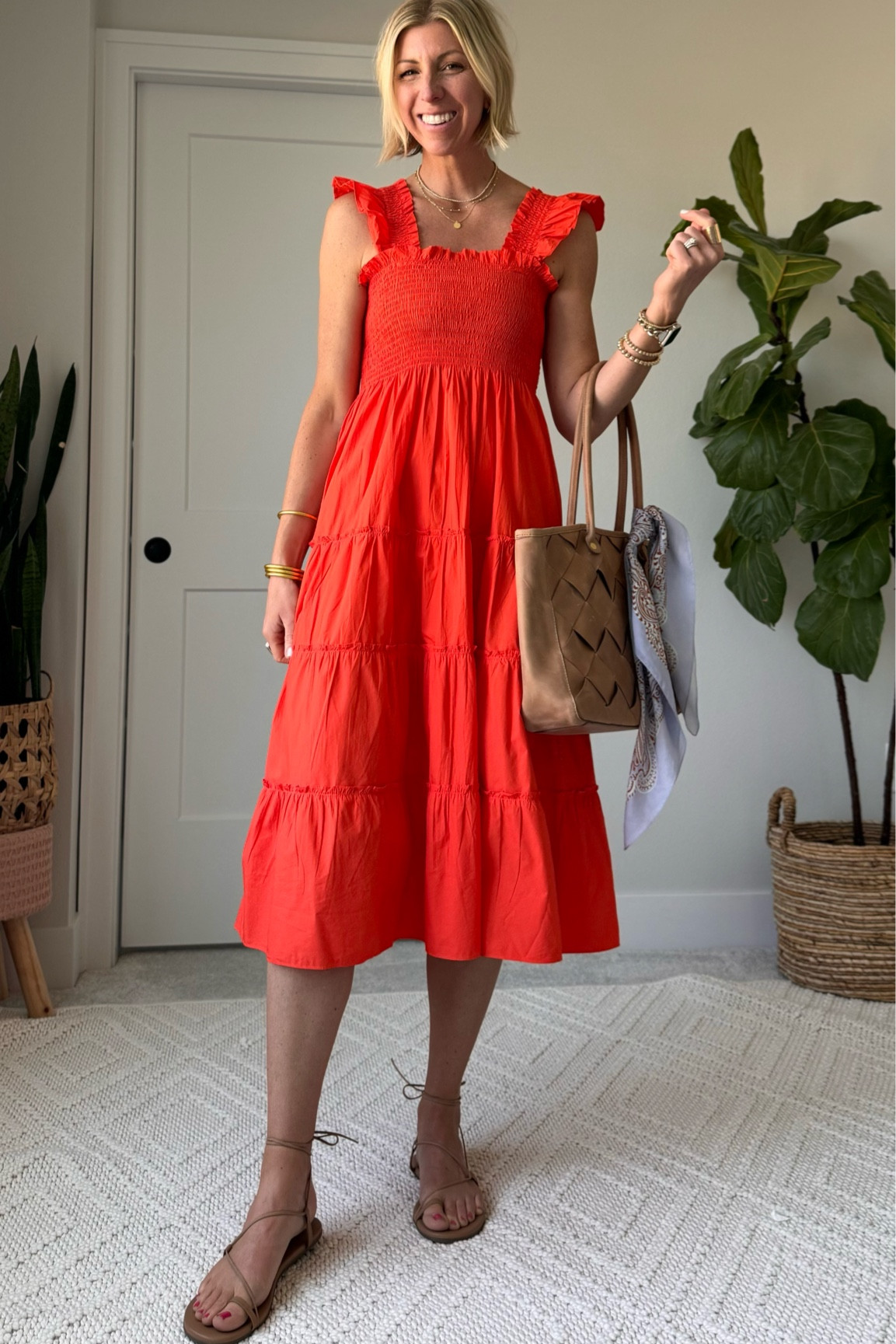 This organic cotton midi dress is the perfect summer staple/outfit maker piece for your wardrobe! It’s a breathable in the heat, comfortable, and fits true to size
I’m wearing a small 

#LTKFindsUnder100 #LTKOver40 #LTKFestival