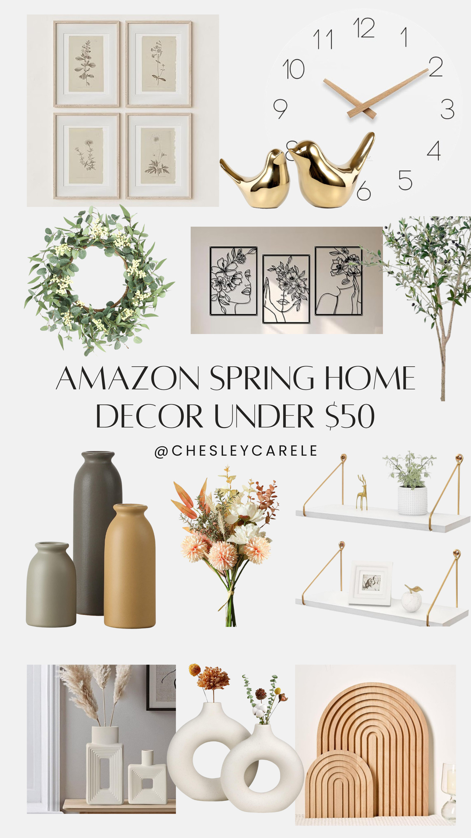 Amazon Spring Home Decor Under $50 

 #LTKSeasonal #LTKSaleAlert #LTKFamily