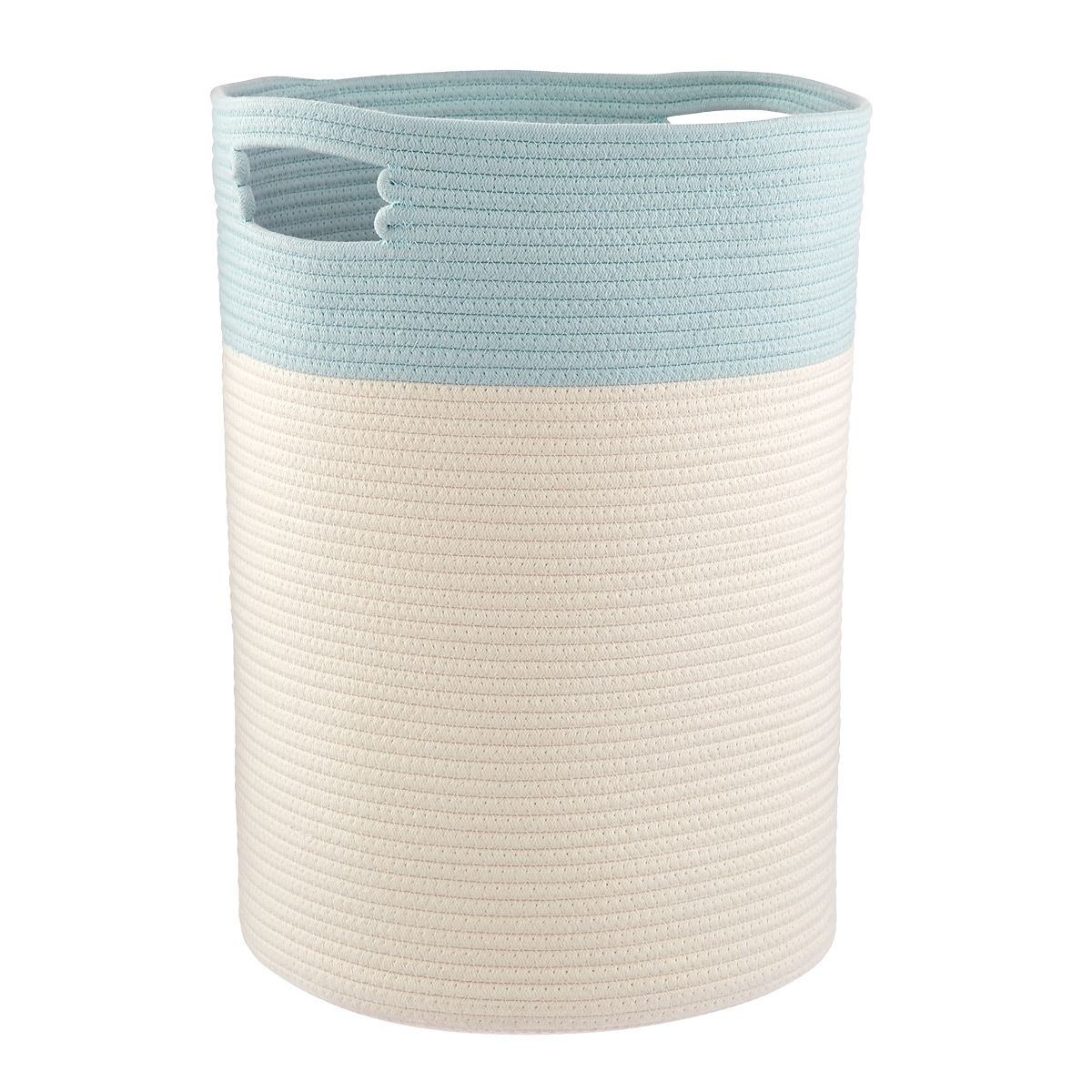 Cotton Rope Laundry Hamper Muted Mint | The Container Store