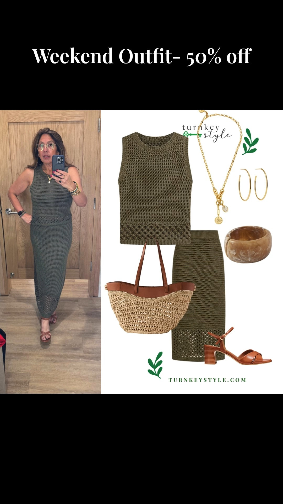 This is such a fun set. I love the color and it can be mixed and matched with other pieces. 
It’s 50% off right now. 

I’m Elisa, a wardrobe stylist, founder of Turnkey Style, and author of The Style Advantage: I Say What HR Can’t. I work with one on one with professional women as well as leaders and corporate teams so they show up authentically, on brand, and with confidence. 
I’m also a mom of two grown boys, a wife, a post-menopausal woman in business, 5’4”, a size 12/14 on the bottom and L on top. 
I’ve been everything from a size 10–18+, which is why fit, function, and real life always come first.

#LTKootd #LTKSaleAlert #LTKWorkwear