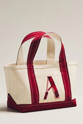 The Hartley Monogram Mini Canvas Tote by Maeve | Anthropologie (US)
