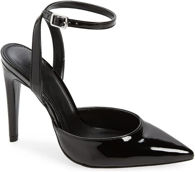 Mskilder Women's Pumps Ankle Strap Slingback Closed Toe High Stiletto Heels Dress Sandals | Amazon (US)