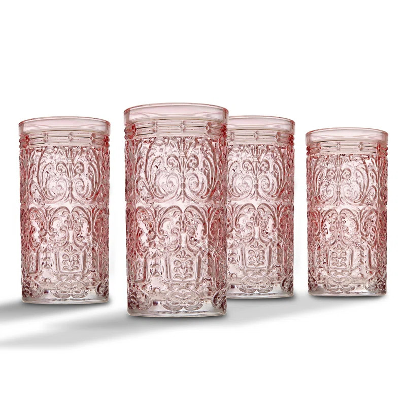 Jax Glass 14 oz. Highball Glass Set | Wayfair North America
