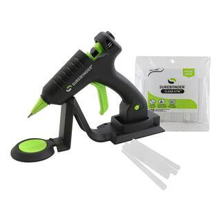 Cordless Single Temp Mini Glue Gun with (1-100 Pack) Glue Sticks | The Home Depot