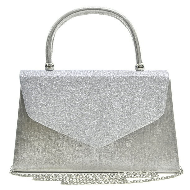 Dasein Women's Evening Bag Party Clutches Wedding Purses Cocktail Prom Handbags with Frosted Glit... | Walmart (US)
