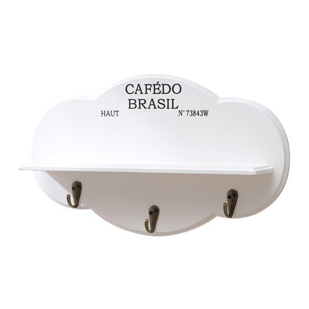 Clouds Solid Wood For Home Decor Keychain Holder Keys Hanger Housekeeper On The Wall Hooks Decora... | Walmart (US)