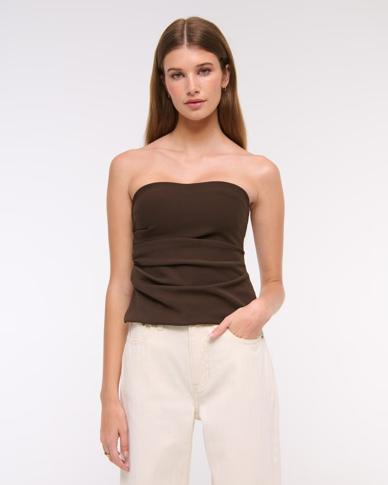 Strapless Sweetheart Top | Abercrombie & Fitch (US)