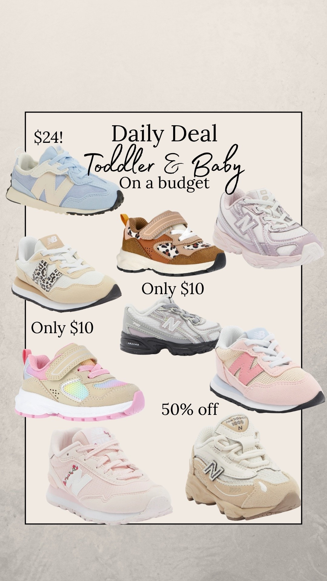 Adorable chunky sneakers for babies and toddlers that are on sale or on a budget! These are some great deals on new balance sneakers. Bentlee loves her new new balance. #nordstromrack #toddlershoes #toddler #newbalance

#LTKBaby #LTKKids #LTKSaleAlert
