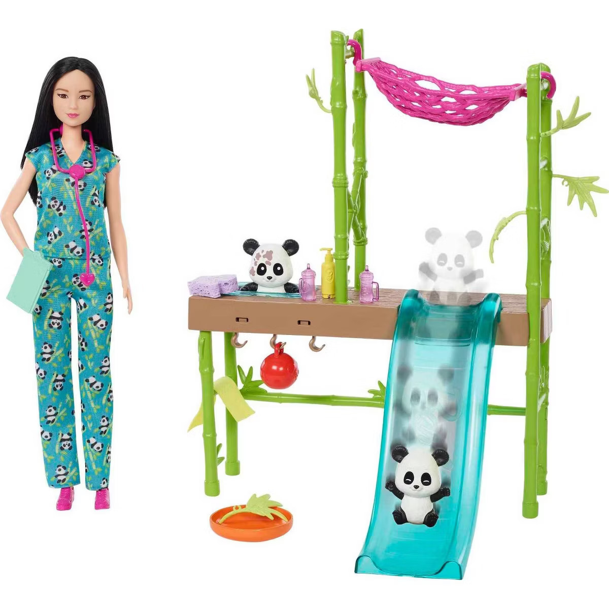 Barbie Panda Care and Rescue Playset with Color-Change and 20+ pc | Target