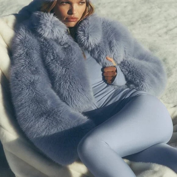 Opulent Faux Fur Cropped Jacket | Poshmark