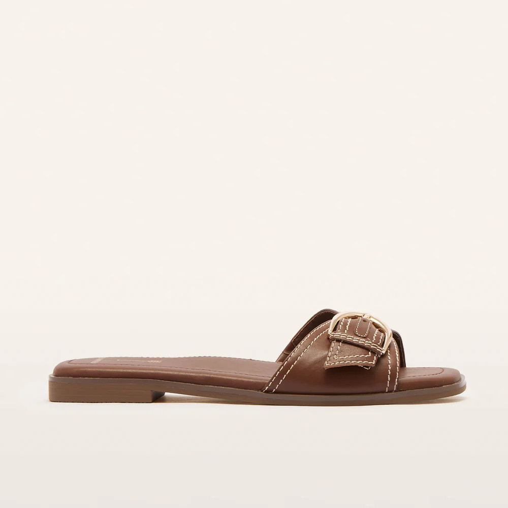 Tate Deep Tan Slides | FRANKIE4 | FRANKIE4