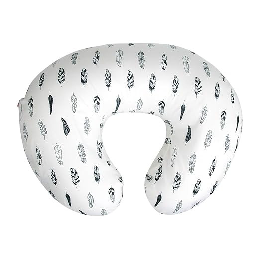 ALVABABY Nursing Pillow Cover Slipcover,100% Organic Cotton,Soft and Comfortable,Feathers Design,... | Amazon (US)