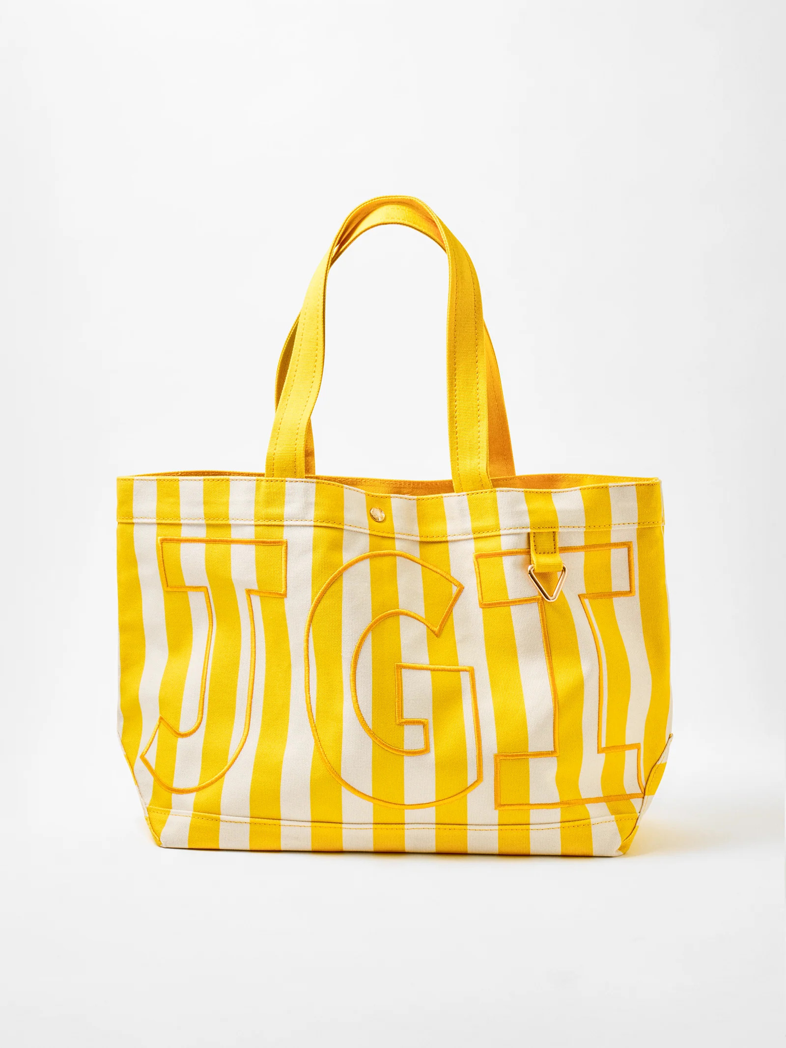 Striped Custom Alpha Tote - Custom Citrus | BaubleBar