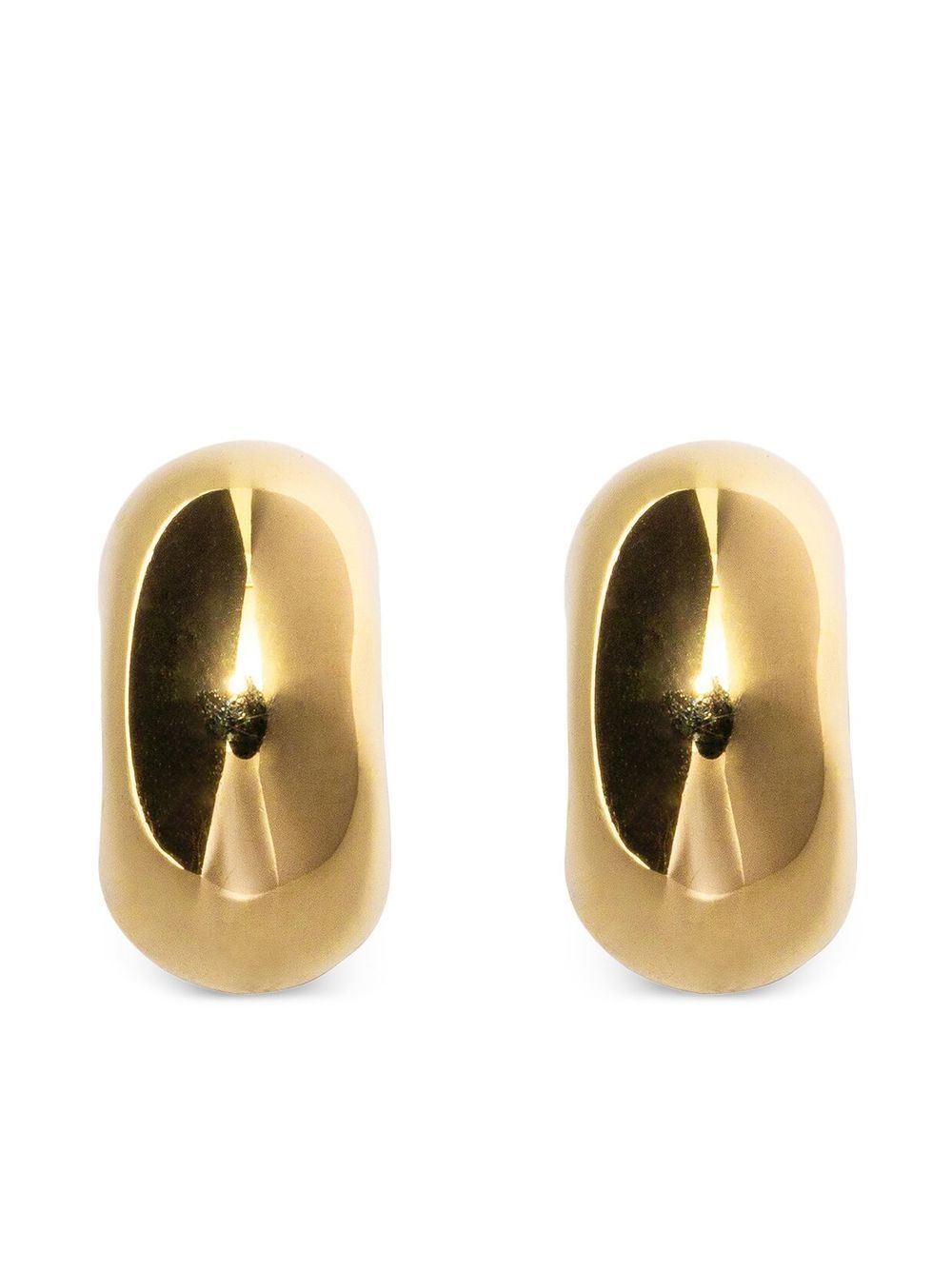 ANINE BING 14kt Gold Chunky Hoop Earring - Farfetch | Farfetch Global