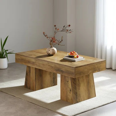 Wooden Dining Table,Rectangular Center Table,Spacious Coffee Table | Wayfair North America