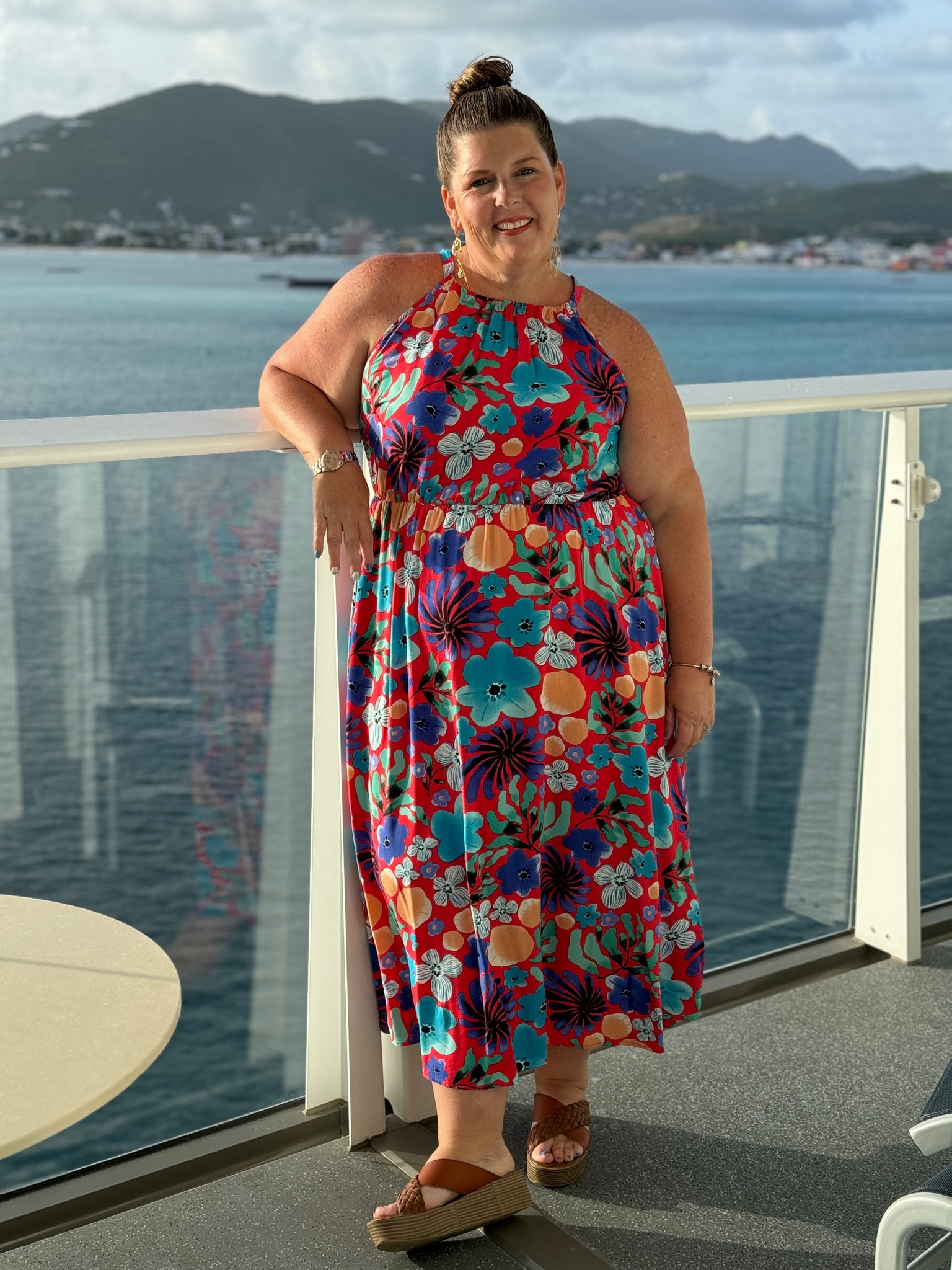 This dress was perfect for cruise I just went on last week. I wore this for Caribbean night. I am wearing the 18/20. 

#LTKPlusSize #LTKTravel #LTKStyleTip