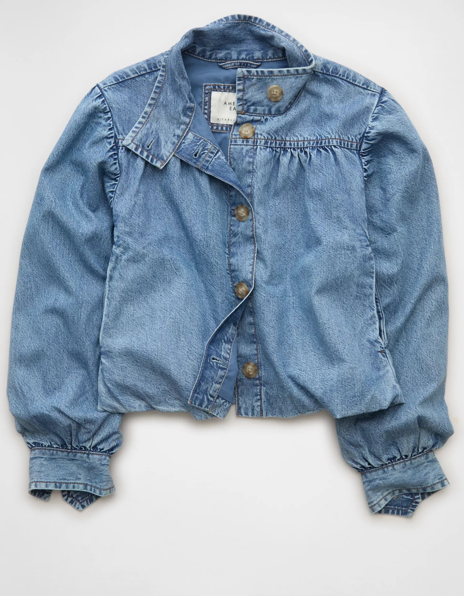 AE Denim Swing Jacket | American Eagle Outfitters (US & CA)