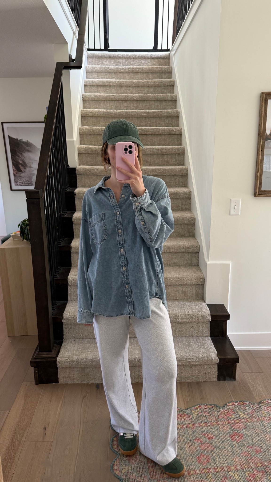 wearing medium in top and pants, sized up for a little more room! Classic base that’s so comfy and versatile, so many ways to wear! 

Spring outfit, mom outfit, nursing friendly  

#LTKmomlife #LTKootd