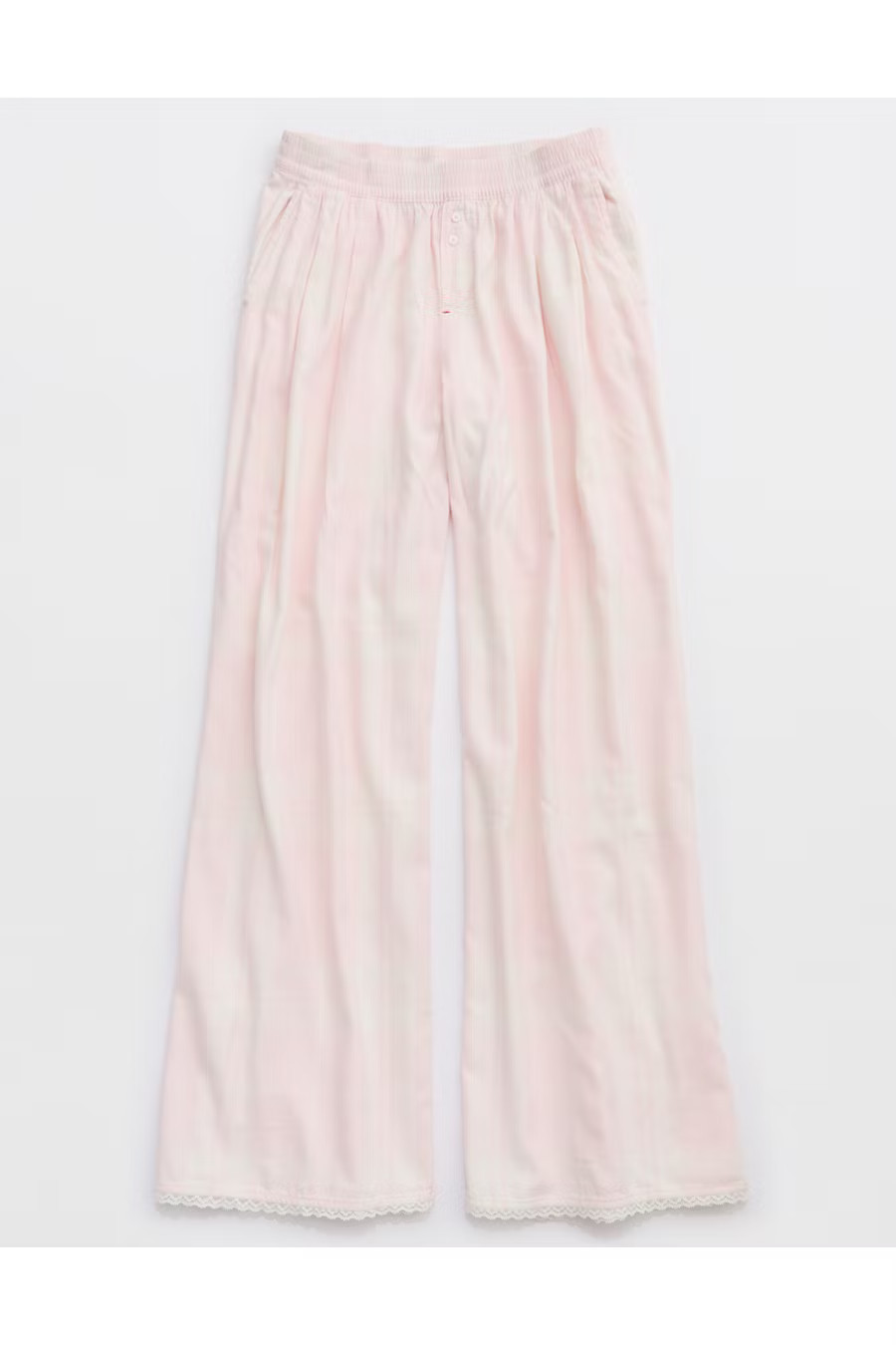 Aerie Flannel Trouser PJ Women's Ballet Pink M | American Eagle Outfitters (US & CA)