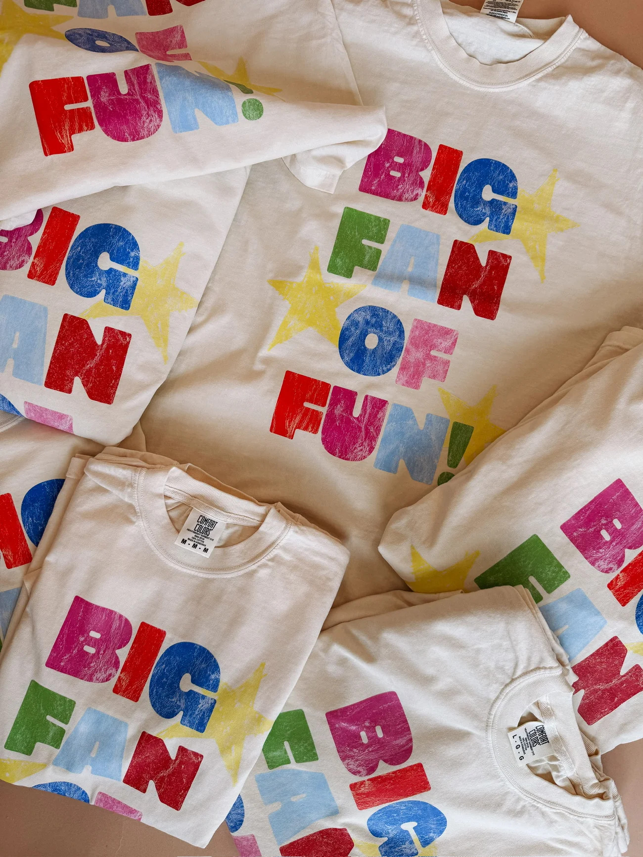 ETTA OG | big fan of fun! graphic tee - ivory | Etta+East