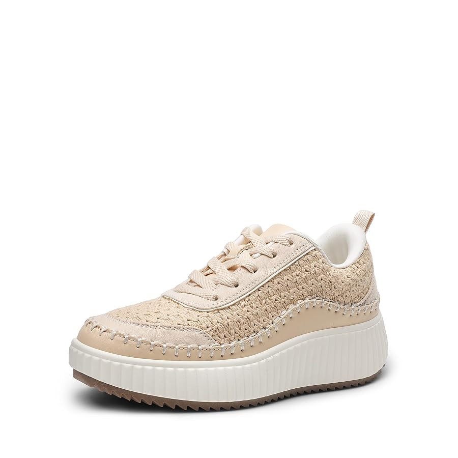 DREAM PAIRS Women Chunky City Tweed Comfortable Casual Platform Fashion Sneaker | Amazon (US)