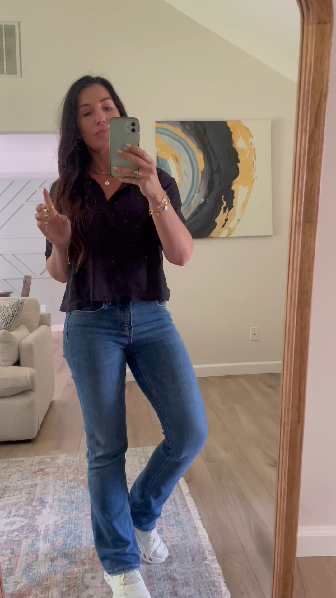 Perfect shirt for golf or work. Fits TTS isn’t tight, it’s flowy which is great for those hot humid days 