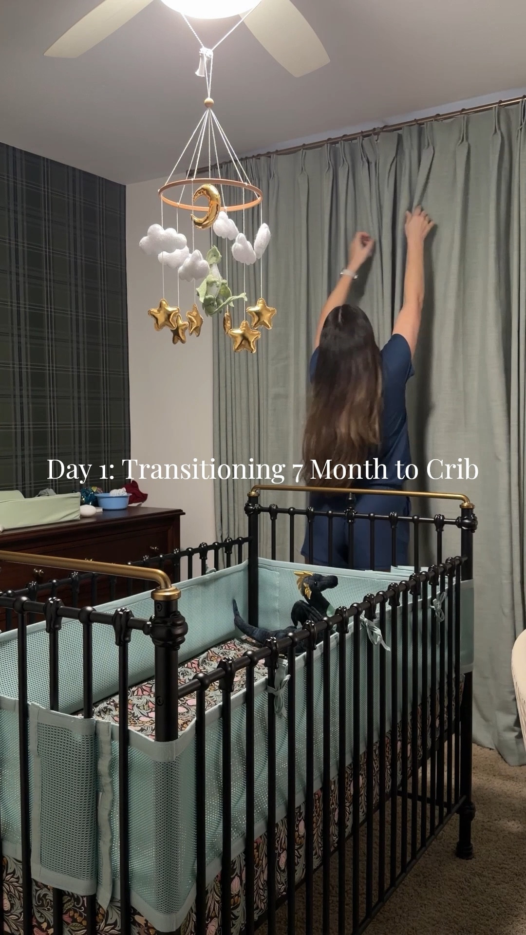 After 7 months of co sleeping, it’s time to transition Max to his nursery.  My first mistake, definitely putting him down about an hour early.  In my defense, he was rubbing his eyes pretty hard and he didn’t have the best naps today. 

Love these Two Pages blackout curtains for getting his room nice and dark. Also, we’ve been sleeping with this sound machine so I made sure to add it to his crib. 

Y’all wish me luck! 

#LTKBaby #LTKmomlife #LTKvlog