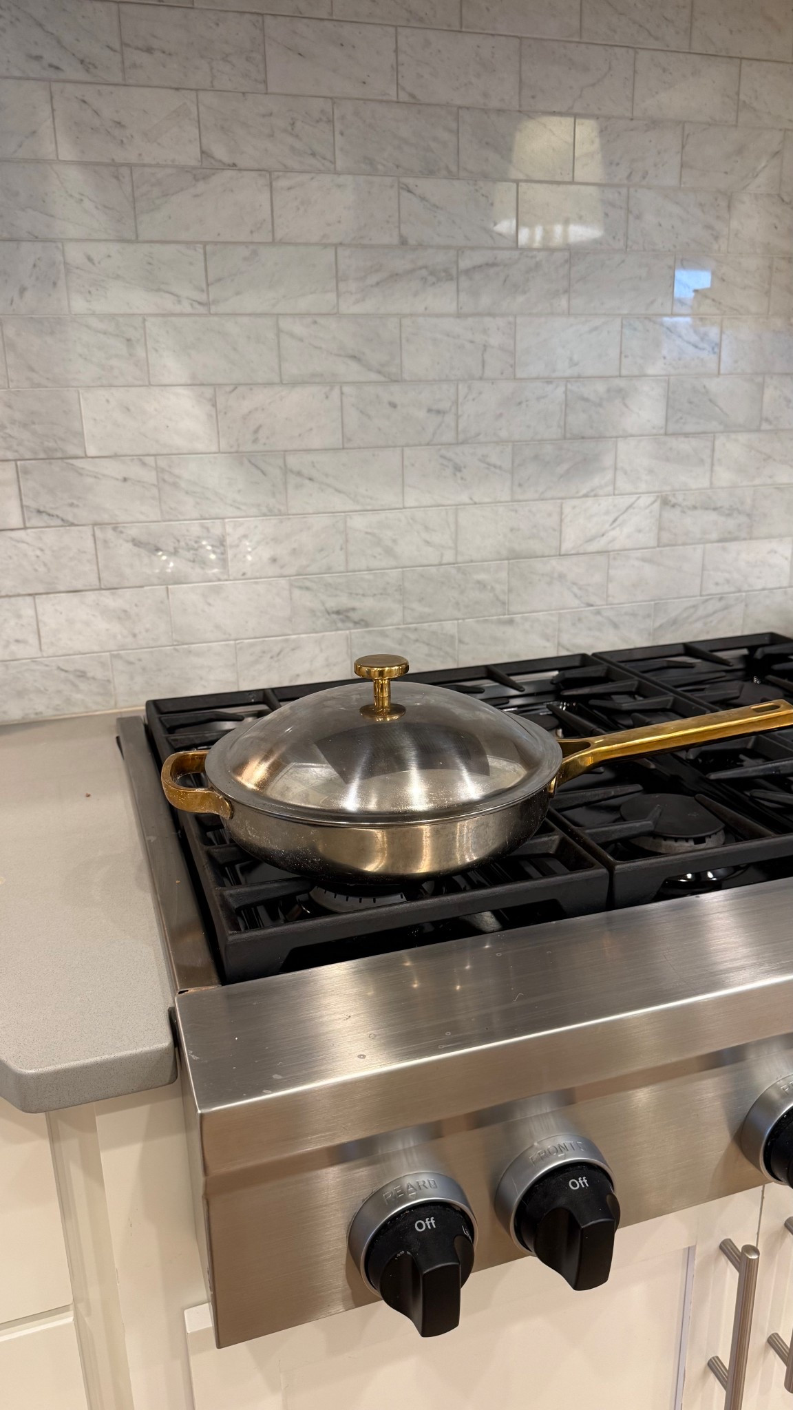 We LOVE this Non-toxic titanium always pan! Currently have this and a griddle pan from Our Place and that pretty much gets the job done for any of our cooking! 