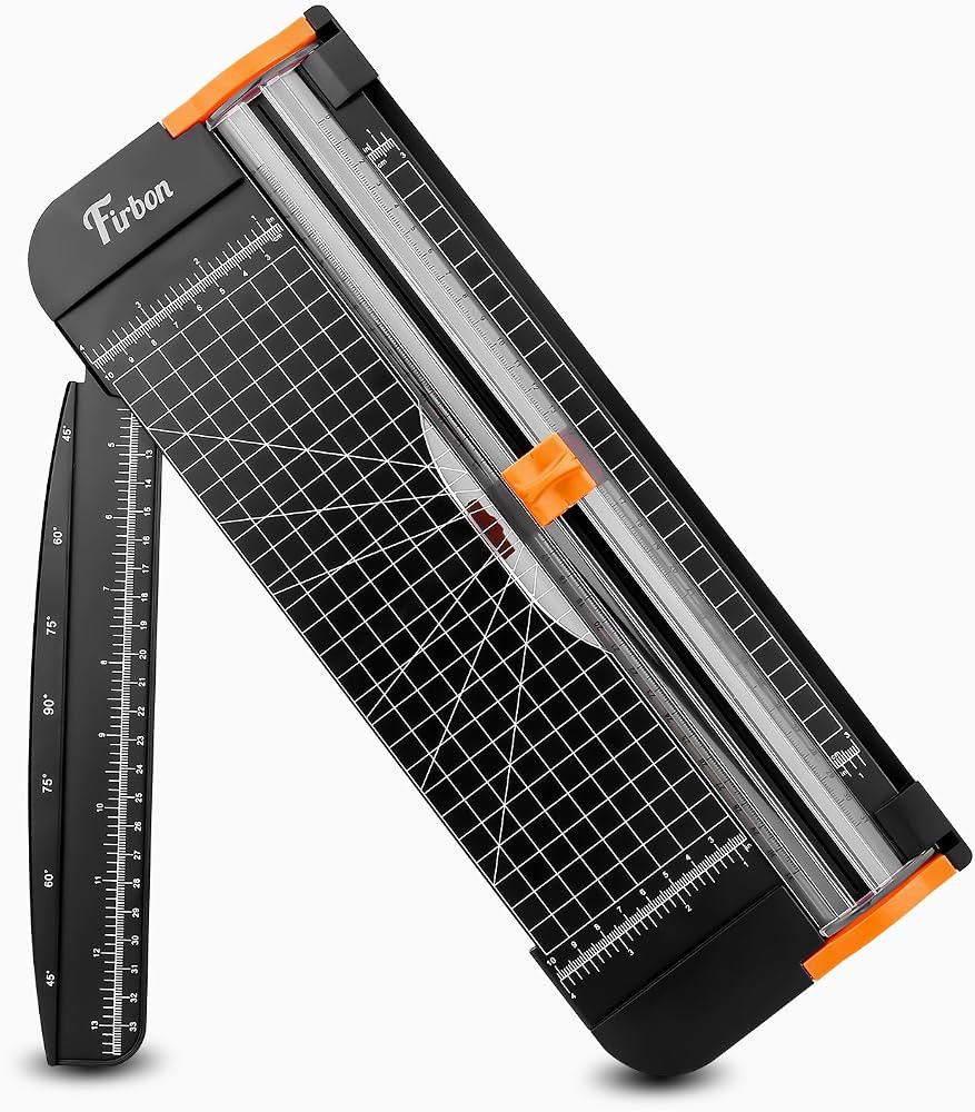 Firbon A4 Paper Cutter 12 Inch Titanium Paper Trimmer Scrapbooking Tool with Automatic Security S... | Amazon (UK)