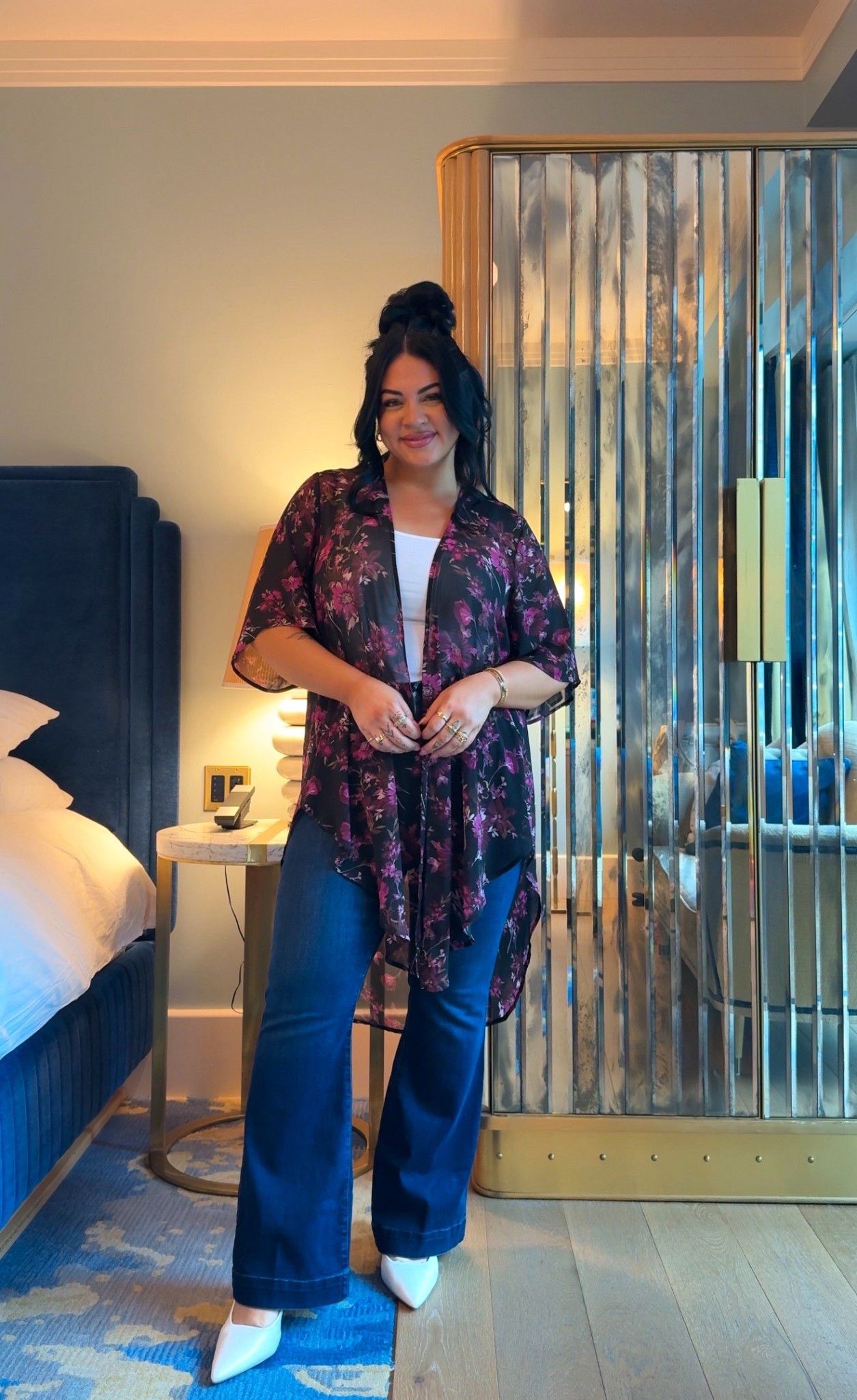 wearing a size 0 in all, 14 regular in the jeans and size 40C in the bras from @Torrid ! 🤍

#LTKootd #LTKPlusSize #LTKSaleAlert