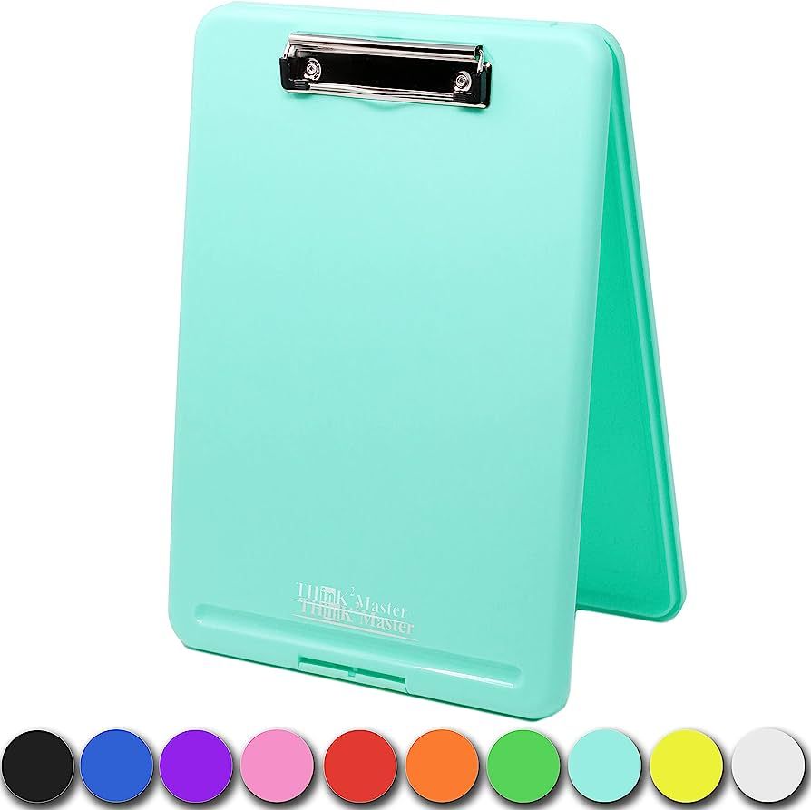 Think2Master Teal Plastic Storage Clipboard. | 25% Heavier & 25% Sturdier| Heavy Duty and Won’t... | Amazon (US)